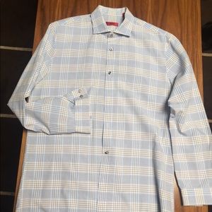 HUGO Boss men’s plaid dress shirt